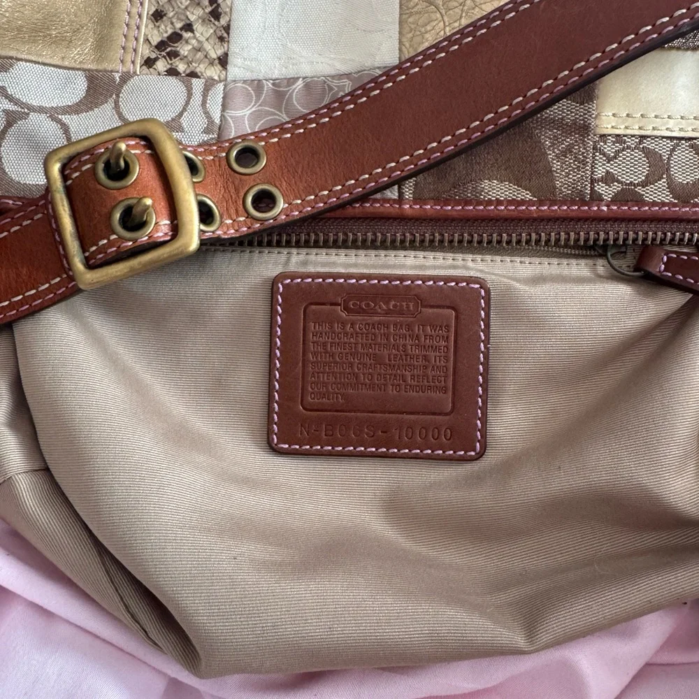 Patchwork Shoulder Bag - Picture 6 of 9